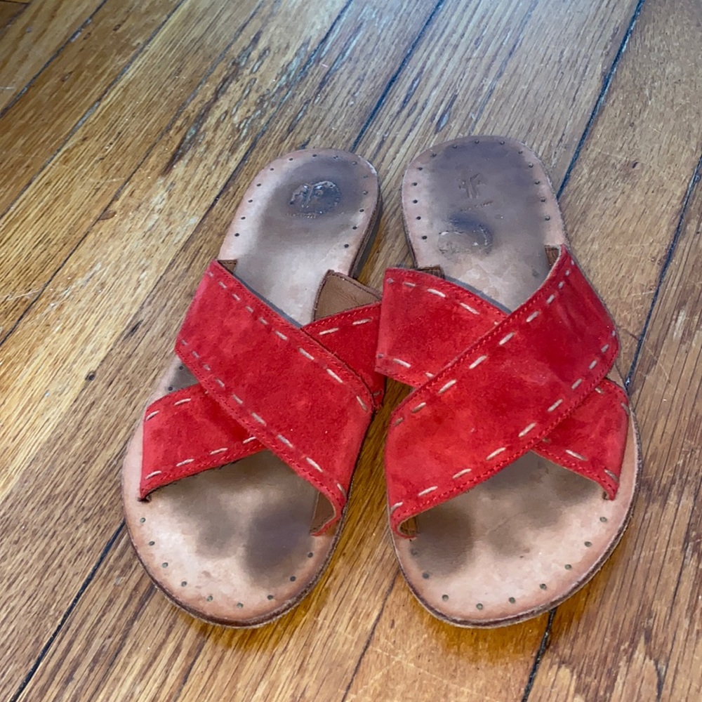 Frye suede sandals